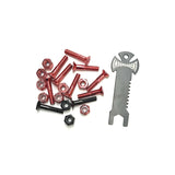 Independent | Red/Black 10 Pack Hardware With Keychain Tool